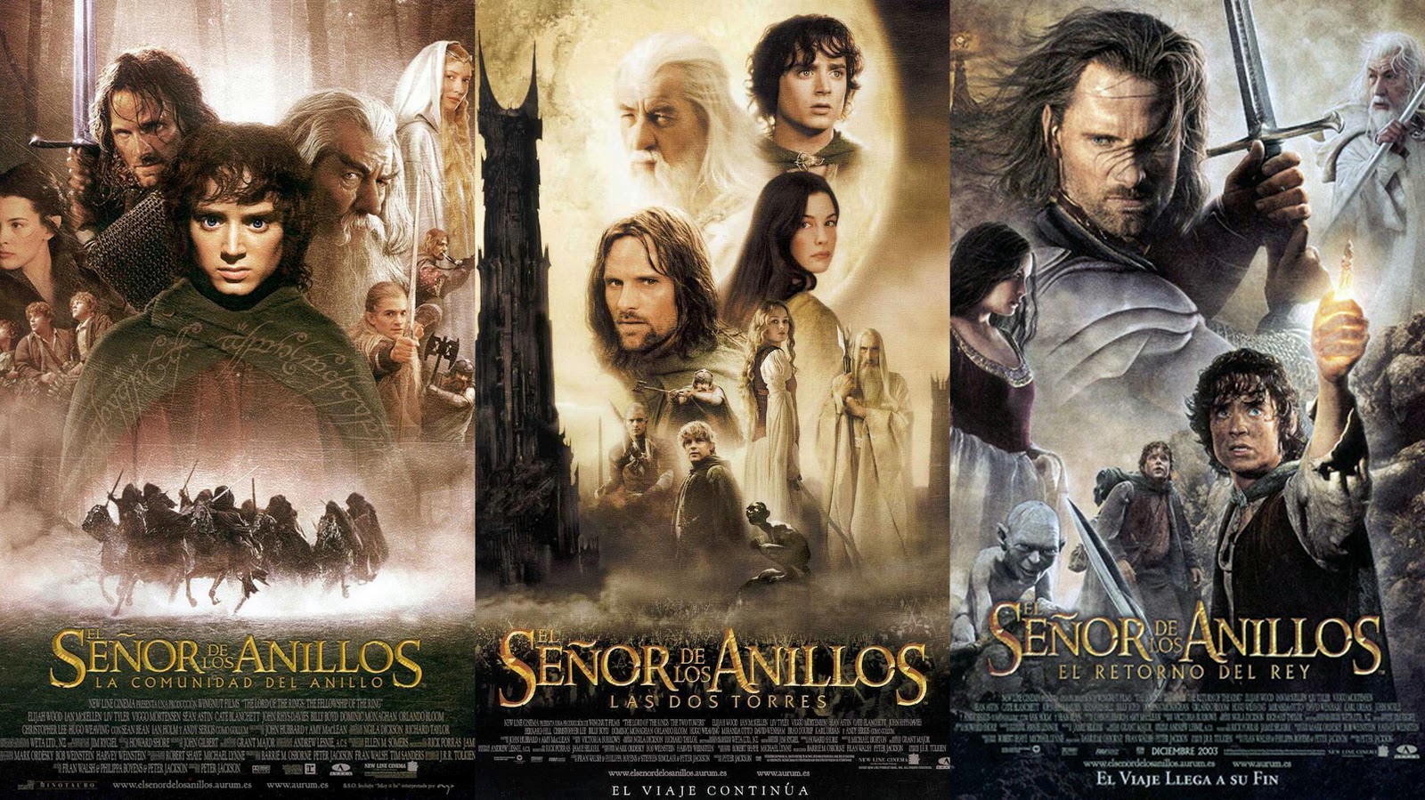 Cual es la primera pelicula del señor de los anillos